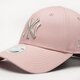 Moteriška kepurė su snapeliu NEW ERA KEPURĖ WMNS METALLIC LOGO 940 NYY NEW YORK YANKEES 60357983 spalva koralinė