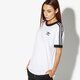 Moteriški marškinėliai ADIDAS MARŠKINĖLIAI SS 3 STRIPES TEE ADICOLOR dh3188 spalva balta
