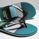 Vyriškos šlepetės QUIKSILVER MOLOKAI EVERYDA aqyl100234xkgs spalva žalia