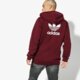 Vyriškas džemperis ADIDAS DŽEMPERIS TRF FLC HOODIE ADICOLOR dn6014 spalva tamsiai raudona