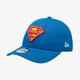 Vaikiška kepurė su snapeliu NEW ERA KEPURĖ BOYS ESSENTIAL 9FORTY SUPERMAN SUPERMAN OTC 80536526 spalva mėlyna