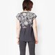 Moteriški marškinėliai ADIDAS MARŠKINĖLIAI SS FLORIDO TEE bj8402 spalva juoda