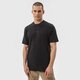 Vyriški marškinėliai ADIDAS MARŠKINĖLIAI TREFOIL LINEAR RIB TEE hm2660 spalva juoda