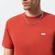 Vyriški marškinėliai VANS MARŠKINĖLIAI MN LEFT   CHEST LOGO TEE CHILLI OIL vn0a3czeyve1 spalva raudona