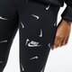 Vaikiškos kelnės NIKE TAMPRĖS SPORTSWEAR cu8337-010 spalva juoda