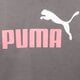 Vaikiškas džemperis PUMA DŽEMPERIS SU GOBTUVU   GIRLS' CORE CROP HOODIE JUN 84868603 spalva pilka