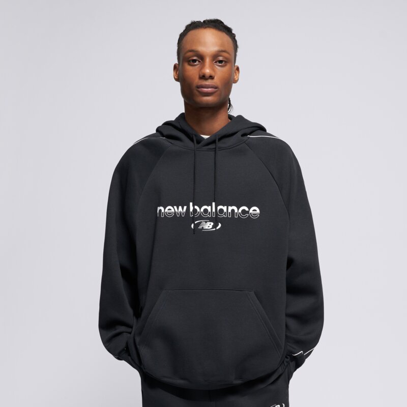 NEW BALANCE DŽEMPERIS SU GOBTUVU TRACKSIDE FLEECE HOODIE