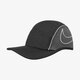 Moteriška kepurė su snapeliu NIKE KEPURĖ W NK AROBILL CAP RUN AW84 848376-010 spalva juoda