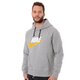 Vyriškas džemperis NIKE DŽEMPERIS NIKE AW77 HOODY LOGO POP 586184068 spalva pilka