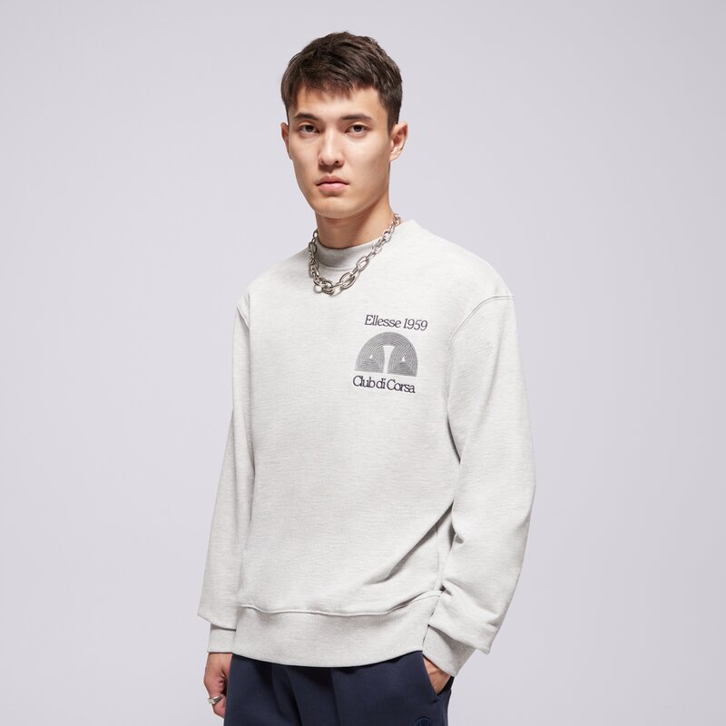 ELLESSE DŽEMPERIS CLUB DI   CORSA SWEATSHIRT LGREY MRL