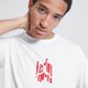 Vyriški marškinėliai JORDAN MARŠKINĖLIAI M J BRAND GFX SS CREW fd7025-100 spalva balta