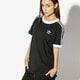 Moteriški marškinėliai ADIDAS MARŠKINĖLIAI SS 3 STRIPES TEE ADICOLOR cy4751 spalva juoda