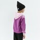 Vaikiškas džemperis JORDAN DŽEMPERIS SU GOBTUVU JORDAN ESSENTIALS GIRL 45a881-p1g spalva violetinė