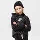 Vaikiškas džemperis NIKE DŽEMPERIS SU GOBTUVU G NSW FLC AOP HOODIE GIRL dm8231-010 spalva juoda