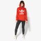 Moteriškas džemperis ADIDAS DŽEMPERIS TREFOIL HOODIE bk7139 spalva raudona