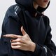 Moteriškas džemperis NIKE DŽEMPERIS SU GOBTUVU W NSW PO HOODIE FLC UU dd3605-010 spalva juoda