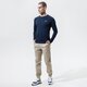 Vyriški marškinėliai ALPHA INDUSTRIES MARŠKINĖLIAI BASIC LS SMALL LOGO 198517-07 spalva tamsiai mėlyna