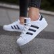 Vaikiški kedai ADIDAS SUPERSTAR J  s76622 spalva balta