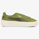 Moteriški kedai PUMA SUEDE PLATFORM SATIN 36582804 spalva žalia