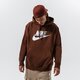 Vyriškas džemperis NIKE DŽEMPERIS SU GOBTUVU SPORTSWEAR CLUB FLEECE bv2973-259 spalva ruda