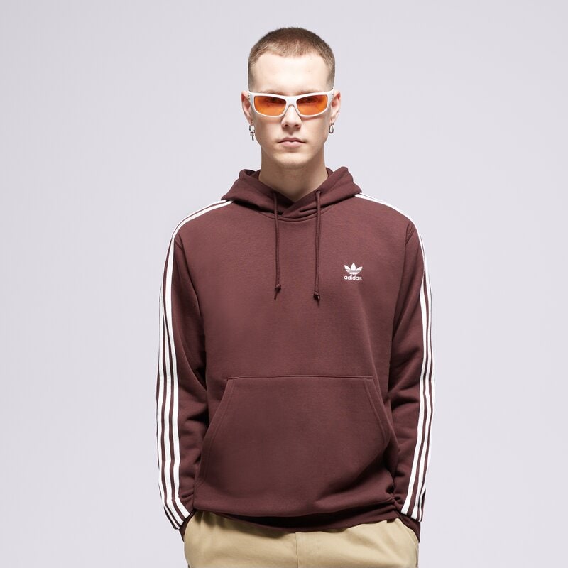 ADIDAS DŽEMPERIS SU GOBTUVU 3-STRIPES HOODY