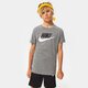 Vaikiški marškinėliai NIKE MARŠKINĖLIAI NIKE SPORTSWEAR BOY ar5252-091 spalva pilka