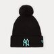 Vyriška kepurė NEW ERA KEPURĖ POP BOBBLE BEANIE NYY NEW YORK YANKEES BLK 60285009 spalva juoda