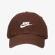 Vaikiška kepurė su snapeliu NIKE KEPURĖ SPORTSWEAR HERITAGE86 FUTURA WASHED 913011-260 spalva ruda