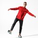 Vyriškas džemperis ADIDAS DŽEMPERIS 3-STRIPES CREW ej9693 spalva raudona