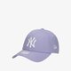 Moteriška kepurė su snapeliu NEW ERA KEPURĖ WMNS LEAGUE ESS 940 NYY LVD NEW YORK YANKEES  60222524 spalva violetinė