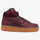 Moteriški kedai NIKE WMNS AIR FORCE 1 HI SE 860544600 spalva tamsiai raudona