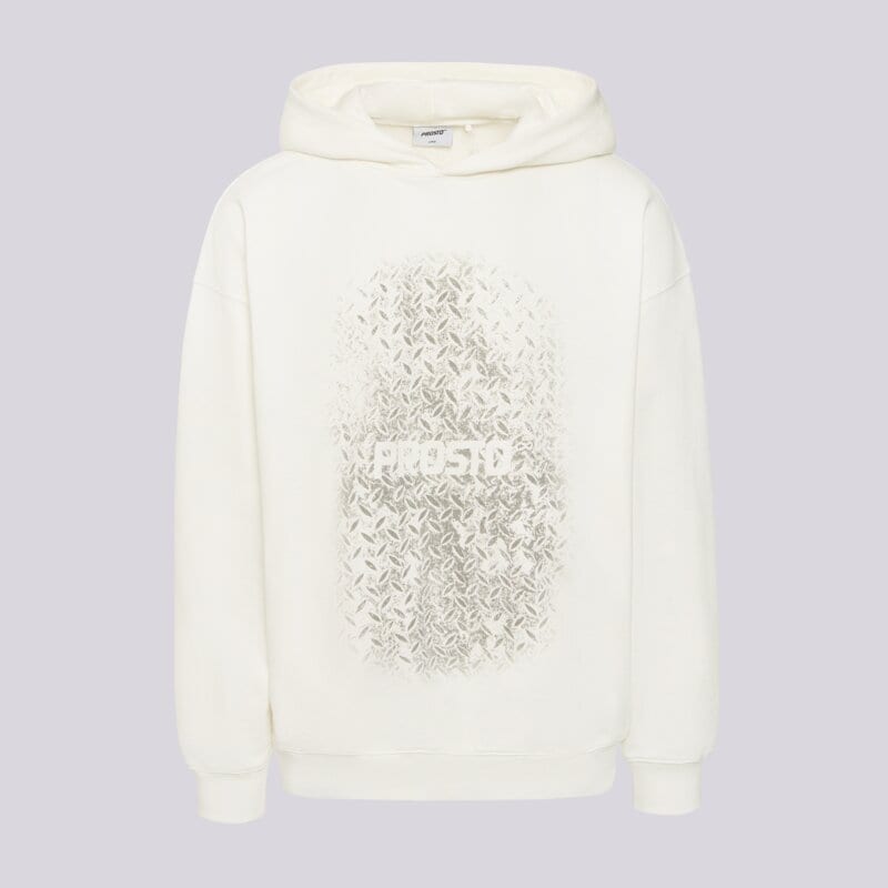 PROSTO DŽEMPERIS SU GOBTUVU HOODIE GRADE WHITE