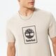 Vyriški marškinėliai TIMBERLAND MARŠKINĖLIAI STACK   LOGO TEE ISLAND FOSSIL tb0a5zh1cy21 spalva rusvai gelsva