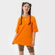 Moteriški marškinėliai ADIDAS ESSENTIAL TREFOIL BOYFRIEND MARŠKINĖLIAI hf7476 spalva oranžinė