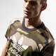 Vyriški marškinėliai ADIDAS MARŠKINĖLIAI SS CAMO TEE dv2067 spalva ruda
