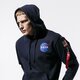Vyriškas džemperis ALPHA INDUSTRIES DŽEMPERIS Z   KAPTUREM SPACE SHUTTLE HOODY 178317-07 spalva tamsiai mėlyna