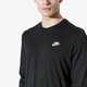 Vyriški marškinėliai NIKE MARŠKINĖLIAI NSW CLUB LONG-SLEEVE TEE ar5193-010 spalva juoda