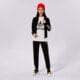 Moteriškas džemperis ADIDAS DŽEMPERIS UŽSEGAMAS FIREBIRD TT PB gn2817 spalva juoda