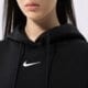 Moteriškas džemperis NIKE DŽEMPERIS SU GOBTUVU W NSW PHNX FLC OS dq5860-010 spalva juoda