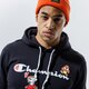 Vyriškas džemperis CHAMPION DŽEMPERIS SU GOBTUVU HOODED SWEATSHIRT 216868kk001 spalva juoda