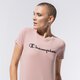 Moteriški marškinėliai CHAMPION MARŠKINĖLIAI CREWNECK MARŠKINĖLIAI 113223ps144 spalva rožinė
