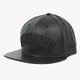 Vaikiška kepurė su snapeliu NEW ERA KEPURĖ 5950 LEATHER TONE BRONET BLK 80195674 spalva juoda
