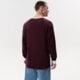 Vyriški marškinėliai ADIDAS MARŠKINĖLIAI 3-STRIPES LS T hk7288 spalva tamsiai raudona