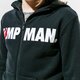 Vaikiškas džemperis JORDAN DŽEMPERIS UŽSEGAMAS SU GOBTUVU JDB JUMPMAN BOY 95a293-023 spalva juoda