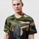 Vyriški marškinėliai ADIDAS MARŠKINĖLIAI CAMO AOP TONGUE gn1863 spalva rusvai žalsva