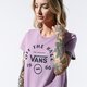 Moteriški marškinėliai VANS MARŠKINĖLIAI ATTENDANCE CREW TEE vn0a47wqzus1 spalva rožinė