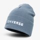Vaikiška kepurė CONVERSE KEPURĖ  ŽIEMINĖ NOVA BEANIE 10017419-a03 spalva pilka