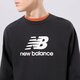 Vyriškas džemperis NEW BALANCE DŽEMPERIS NB ESSENTIALS LOGO CREW mt31538bk spalva juoda