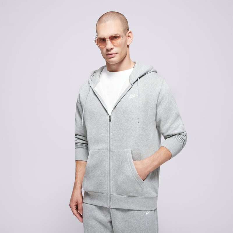 NIKE DŽEMPERIS UŽSEGAMAS M NK CLUB BB FZ HOODIE