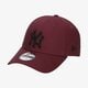 Vyriška kepurė su snapeliu NEW ERA KEPURĖ LEAGUE 9FORTY NYY NEW YORK YANKEES MRN 12134894 spalva tamsiai raudona